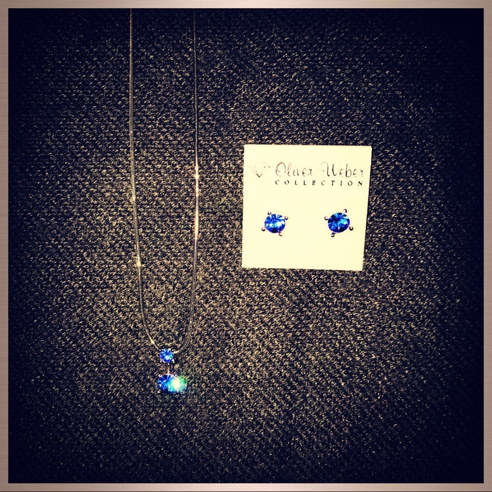 Sapphire ✨ Earrings + Necklace {September stone}